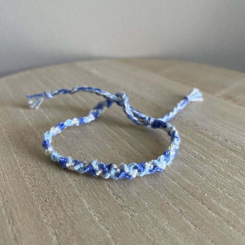 Dalia Bracelet, anklet, trendy, comfortable, tie, embroidery thread, woven, gift